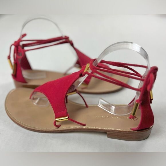 Trina Turk Bayley Suede Sandals - Picture 4 of 10